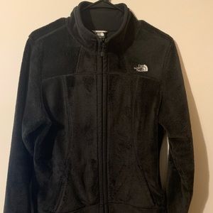 NORTH FACE BLACK OSITO JACKET - LARGE